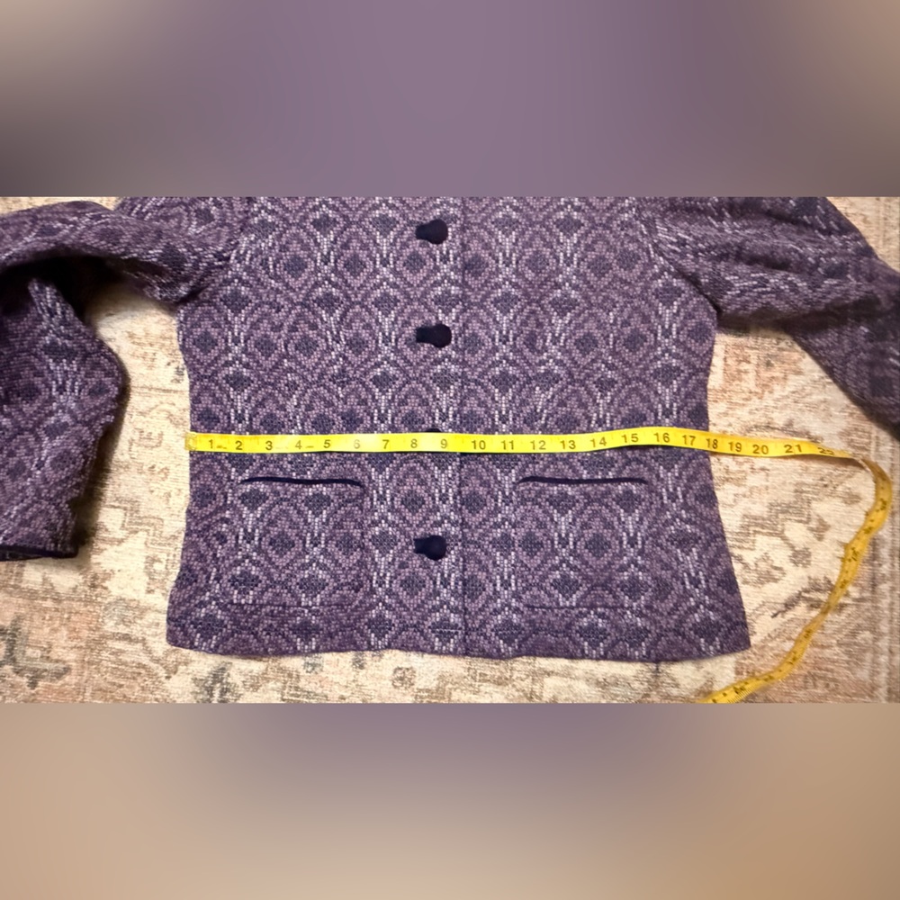 Pendleton Purple Patterned Blazer - image 5